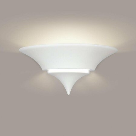 A19 LIGHTING Atlantis Wall Sconce, Bisque 401-1LEDE26